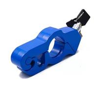Antirrobo Coche Bloqueo de dirección motocicleta aluminio alta resistencia - Inmovilizador antirrobo para bicicletas y scooters Incluye 2 llaves Barra Bloqueo Volante(CS1PC-Blue)