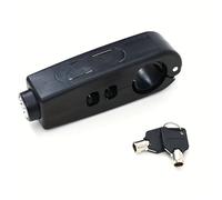 Antirrobo Coche Candado para motocicleta, candado para manillar de con 2 llaves y arandelas, freno delantero bloqueo embrague Barra Bloqueo Volante