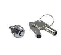 Antirrobo Coche Cerradura de prensa 12MM, cartelera pequeña con flor ciruelo, caja luz bloqueo, llave mecánica telescópica, cerradura para gabinete Barra Bloqueo Volante(5 Sets)