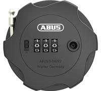 Antirrobo de cable ABUS Combiflex Adventure - Antirrobo para asegurar esquís, cochecitos, patinetes y patinetes eléctricos - Cable de acero de 75 cm - Con código numérico - Negro