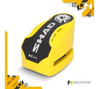 Antirrobo de disco SHAD SC61 amarillo con alarma C0S6103A