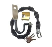 Antirrobo G de bloqueo de rueda, compatible con Piaggio Vespa 50 Special, ET3, Primavera 125 (Candado con cadena y gancho)