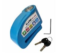 Antirrobo Moto Freno Candado con Alarma para Motocicleta, antirrobo para Scooter, Resistente al Agua, con Freno de Disco, Soporte y Cuerda de recordatorio. Pinza Antirrobo Moto(E)