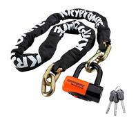 Antirrobo Moto/Scooter Kryptonite New York Chain 1217 Evolution series 4 Disc Lock, Negro, 12 Milímetros x 60 Inch (999522)