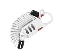 Antirrobo Para Scooter De Combinación De 3 Dígitos - Antirrobo De Seguridad Para Casco De Motocicleta Eléctrico | Candado De Cable Retráctil Para Scooters, Cascos, Equipaje Y Motocicletas, Antirrobo