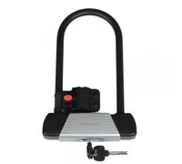 Fischer Bügelschloss, Candado Para Bicicleta 19 Cm De Largo 12 Mm Diámetro Con Soporte Unisex Adulto, Negro (Black), L