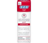Antirrojeces de Sos, cuidado facial médico para rosácea, cuperosis y neurodermitis, con microplata, pantenol y Biophytex, sin nanopartículas