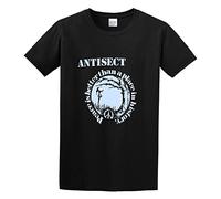 Antisect Heresy Song Demos Live 1982 Album Unisex 100% Cotton Short-Sleeve T-Shirts Black M
