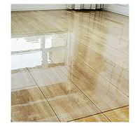 Antislip de Vinilo Transparente PVC Silla de Oficina Mat Rug Hallway Runner Transparente de 1,5 mm de Espesor Protector de Piso para no lipado fácil de Limpiar Disponible en tamaños 85/105/125