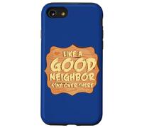 Antisocial como un Buen Vecino Quédate allí introvertido Carcasa para iPhone SE (2020) / 7/8