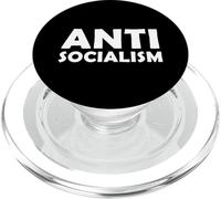Antisocialismo Anti Socialista Pro Capitalismo de Libre Mercado PopSockets PopGrip para MagSafe