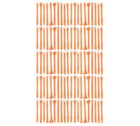 Antistático Spudger Universal Reusable Plastic PRY Tool Tank para la computadora portátil de la portátil Reparación de la computadora portátil 100 piezas Material ABS ligero (Naranja)