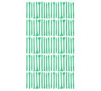 Antistático Spudger Universal Reusable Plastic PRY Tool Tank para la computadora portátil de la portátil Reparación de la computadora portátil 100 piezas Material ABS ligero (Verde)
