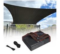 Antistrappo - Tela de sombra al 85 % con ojales, pantalla de privacidad de 3,5 x 4 m, para vallas, plantas, balcón, uso al aire libre, resistente a los rayos UV, solución de sombra versátil