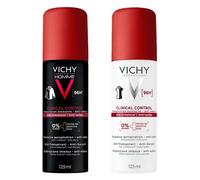 Antitranspirante en spray Vichy Clinical Control Duo 96H: 1 para mujer y 1 para hombre (2 x 150 ml)