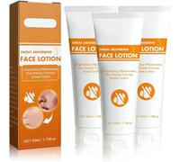 Antitranspirante facial, loción absorbente que detiene el sudor facial, ayuda a prevenir el exceso de sudoración y el brillo facial, ideal para actividades físicas y durante el gimnasio.