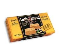 Antiu Xixona - Turrón Etiqueta Negra Jijona Superior, 150 g