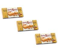 AntiuXixona - Pack de 3 Turron de Jijona Etiqueta blanca, turron de almendra 200gr- calidad superior - Sin Gluten