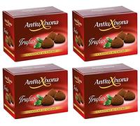 AntiuXixona Trufas al cacao de Antiu Xixona etiqueta roja - 4 Unidades de 100 g, Total: 400 g