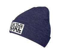 Antiviento Gorras Beanie de Punto Hola Soy yo, Soy el cumpleañero, Soy yo. Gorros de Punto Slouchy Gorros Beanie Sombrero para Deporte Esquí Adulto