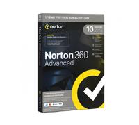 Antivirus norton 360 advanced 200gb español 1 usuario 10 dispositivos 1 año caja