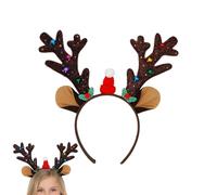 Antlers Headband - Deer Antlers Holiday Hair Accessory, Festive Party Props Headband, Soft Comfortable Design, Fun Seasonal Decoration, Celebration and Event Gear for Wedding, Backyard, Etage, Dinner