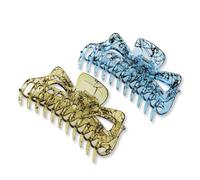 Antmoilios Pinzas de garra extra grandes para cabello grueso, 5.5 pulgadas de sujeción fuerte, accesorios jumbo mate para mujer, pelo largo y rizado, lindo clip de mandíbula grande, clip de pelo