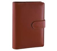 Antner - Carpeta de piel sintética para cuaderno (A6, 6 anillas)