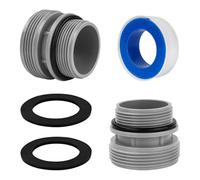 ANTOBLE 4560 - Adaptador de manguera de piscina Intex de 38 mm, 40 mm a DN40 (1 1/2 pulgadas), kit de conversión para bombas de filtro Intex Coleman Hayward
