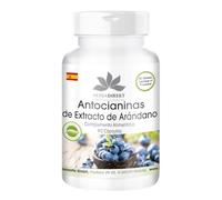 Antocianinas de extracto de árandano - Vaccinium myrtillus - Vegano - 90 comprimidos | HERBADIREKT by Warnke Vitalstoffe - Calidad de farmacia alemana
