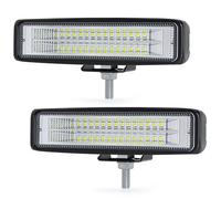antom 15cm Barra de Luz LED para 4x4, 56W Faros Moto de Led 6000K Focos de Led 12v para Tractors, Barco, Moto de Montaña, Remolque, Camper