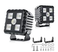 antom 2 Piezas Foco LED 28000 Lúmenes 3000K/6500K Faro Adicional 12V 24V IP68 Con Chip LED De Para SUV, UTV, Excavadoras, Tractores, ATV 4x4