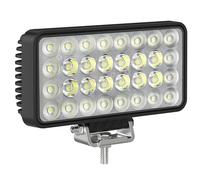 AnTom Faro de Trabajo 7 pulgadas LED con función 96W, Focos LED Auto 12-60V, Faro de Trabajo 6500K, Reflector IP68 Impermeable, Interruptor Off-Road para Moto, Auto, ATV, SUV, Tractor, Camión
