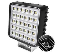 AnTom Faro Trabajo LED Focos de Coche 12V 24V Anti-Interferón Con interruptor independiente 6000K Focos de Coche IP68 Impermeable Potentes Faros LED Trabajo Para Camión Moto Barco SUV