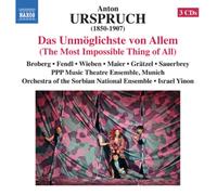 Anton Urspruch Anton Urspruch: Das Unmöglichste Von Allem (CD) (Importación USA)