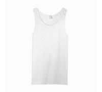 Antonella Camiseta de tirantes mujer lana merino y seda hombro ancho - Camiseta interior mujer térmica y transpirable - Camiseta de tirantes mujer lana, blanco, XS