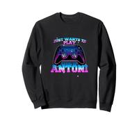 ANTONI - LEVEL UP con controller: SOLO QUIERE JUGAR Sudadera