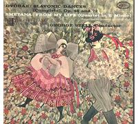 Antonin Dvo?ak, Bed?ich Smetana, George Szell, The Cleveland Orchestra: Slavonic Dances (Complete), Op.46 And 72, From My Life (Quartet In E Minor) LP NM