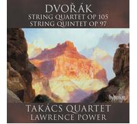 Dvoák : Quatuor et quintette à cordes. Power, Quatuor Takacs.