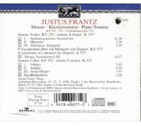 Mozart / Frantz, Justus - Piano Sonatas KV 331-3