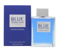 Antonio Banderas Blue Seduction Eau de Toilette Spray para hombre, 189.9 g/200 ml
