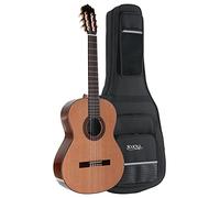 Antonio Calida GC203G 4/4 Set de guitarra clásica con estuche ligero | Serie 203, Tamaño: 4/4, Tapa: cedro canadiense macizo, Fondo y aros: Blackwood, Mástil: caoba, Binding (tapa): Blackwood