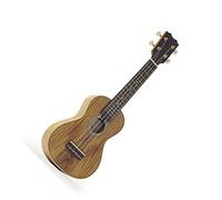 Antonio Carvalho Ukelele soprano de lujo, ukelele profesional de calidad con cuerpo de madera de koa, cuerdas Aquila y diseño de cabezal de máquina acabado dorado, instrumentos musicales para adultos