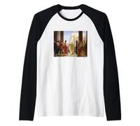 Antonio Ciseri Behold The Man! (ECCE Homo) Camiseta Manga Raglan