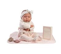 Antonio Juan Mi Primer Reborn Berta, Muñeca Realista con Manta Acolchada, Juguete para Niños Pequeños