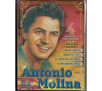 Antonio Molina 4 DVDs Café de Chinitas + Andalucia Chica + El Cristo de los Faroles + El Pescador de Coplas