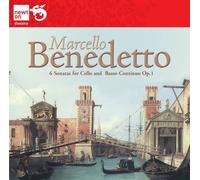 BENEDETTO: 6 Sonatas For Cello [CD de audio] Antonio Pocaterra, Benito Ferraris and Benedetto