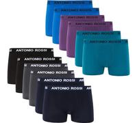 ANTONIO ROSSI paquete de 12 boxers ajustados para hombre - Calzoncillos tipo bóxer para hombre con cintura elástica