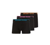 Antonio Rossi (Paquete de 3/6) Boxers Ajustados para Hombre | Calzoncillos Tipo Bóxer Con Cintura Elástica | Suaves y Transpirables para Uso Diario