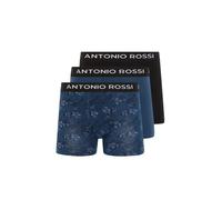 Antonio Rossi (Paquete de 3) para hombres Hipsters Boxer ajustados, Calzoncillos multiuso con cinturilla elástica para hombres, Transpirables y suaves para uso diario